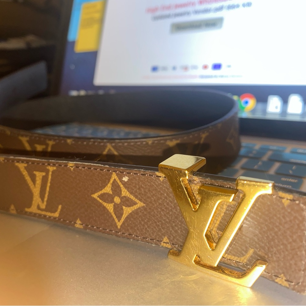 Reversible Louis Vuitton Belt.